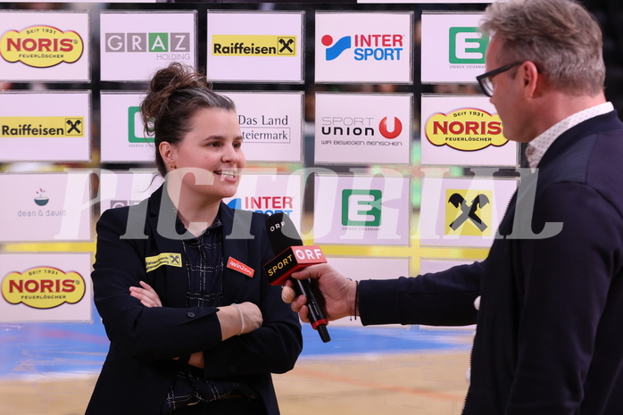 05.04.2025, Graz, Raiffeisen Sportpark, Basketball Damen Superliga 2024/25, Finale Spiel 1, UBI Graz vs. Klosterneuburg Duchess,  