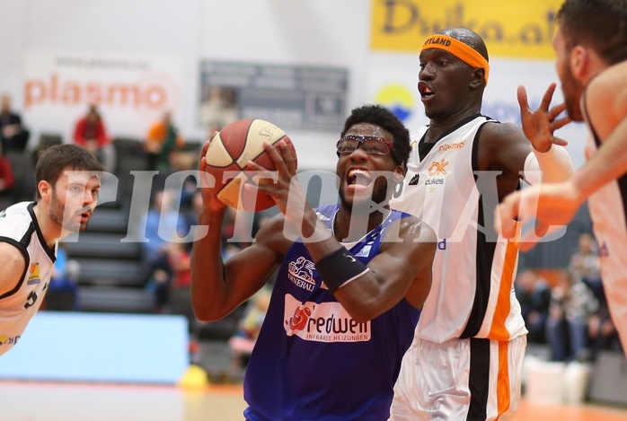 Basketball ABL 2015/16 Grunddurchgang 14.Runde BK Dukes Klosterneuburg vs. Oberwart Gunners