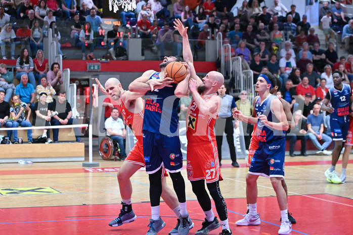 Basketball Superliga 2024/25, Playoff, Viertelfinale Spiel 1, Flyers Wels vs BBC Nord Dragonz,
