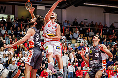 Basketball, win2day Basketball Superliga 2024/25, Grunddurchgang 12.Runde, Traiskirchen Lions, Klosterneuburg Dukes, Moritz Lanegger-Rest (8)