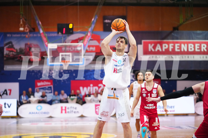 Win2day Basketball Superliga 2023/24, 5. Qualifizierungsrunde, Kapfenberg vs. BC Vienna
