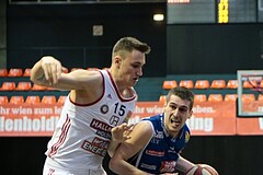 24.02.2017 Basketball ABL 2016/17 Grunddurchgang 24. Runde bc Vienna vs Kapfenberg bulls