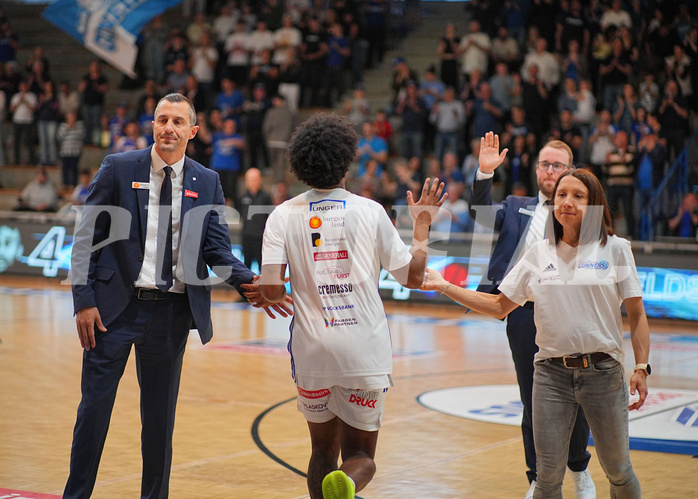 Basketball Superliga 2024/25, Playoffs, Viertelfinale Spiel 1 Oberwart Gunners vs. Kapfenberg Bulls


