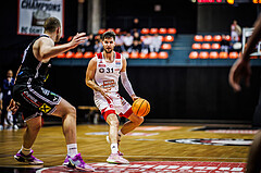 Basketball, Win2Day Superliga 2023/24, Grunddurchgang 4.Runde, BC Vienna, Flyers Wels, Davor Konjevic (31)