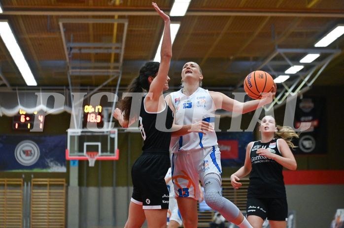 Basketball Superliga 2024/25, Grunddurchgang 1.Runde, DBB Wels vs Basket Flames Women,

