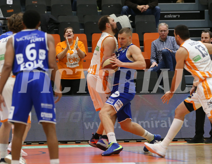 Basketball Superliga 2019/20, 2.Plazierungsrunde Klosterneuburg Dukes vs. Oberwart Gunners



