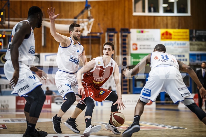 Basketball, ABL 2018/19, Grunddurchgang 29.Runde, Oberwart Gunners, Traiskirchen Lions, Benedikt Güttl (7)