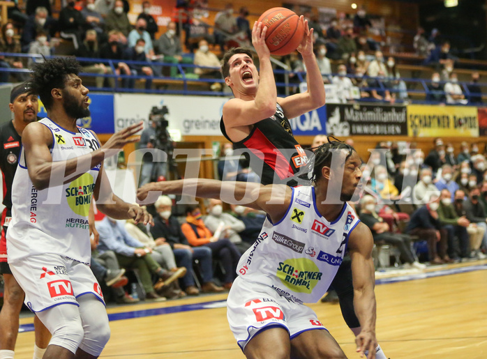 Basketball Superliga 2021/22, Grunddurchgang 9.Runde Gmunden Swans vs. BC Vienna


