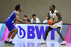 Basketball Superliga 2021/22, Viertelfinale Spiel 2, Flyers Wels vs Swans Gmunden