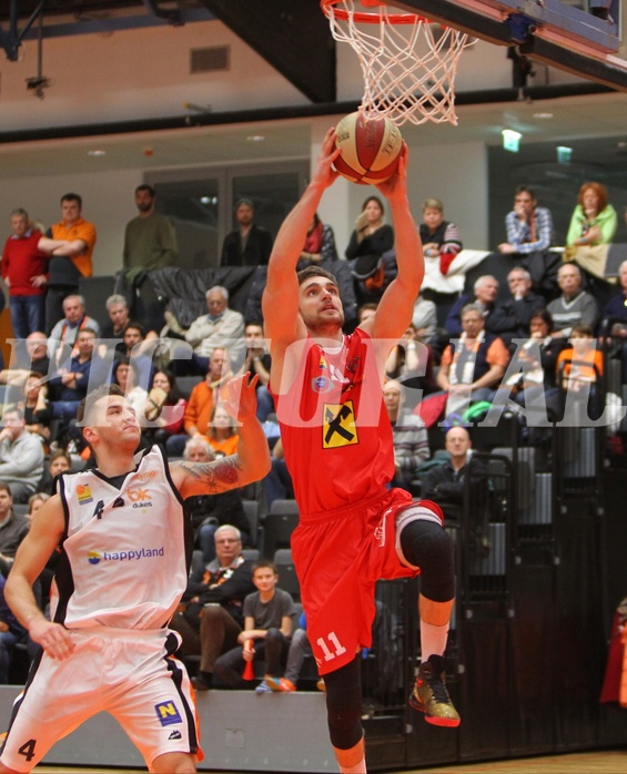 Basketball ABL 2015/16 Grunddurchgang 19.Runde BK Dukes Klosterneuburg vs. WBC Wels


