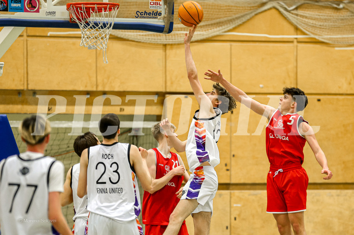 13.04.2025 Österreichischer Basketballverband 2024/25, SLMU19, Vienna United vs. SG Salzkammergut