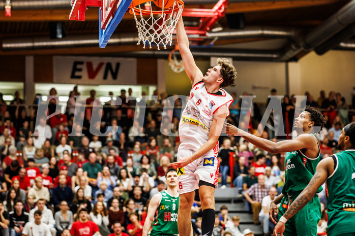 Basketball, win2day Basketball Superliga 2024/25, Grunddurchgang 1.Runde, Traiskirchen Lions, Kapfenberg Bulls, 