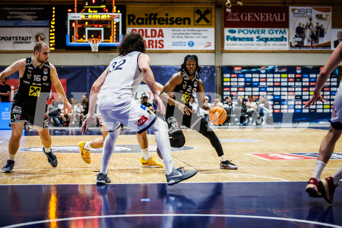 Basketball, Win2Day Superliga 2024/25, Playoffs Viertelfinale Spiel 4, BBC Nord Dragonz, Flyers Wels, Damion Rosser (2)