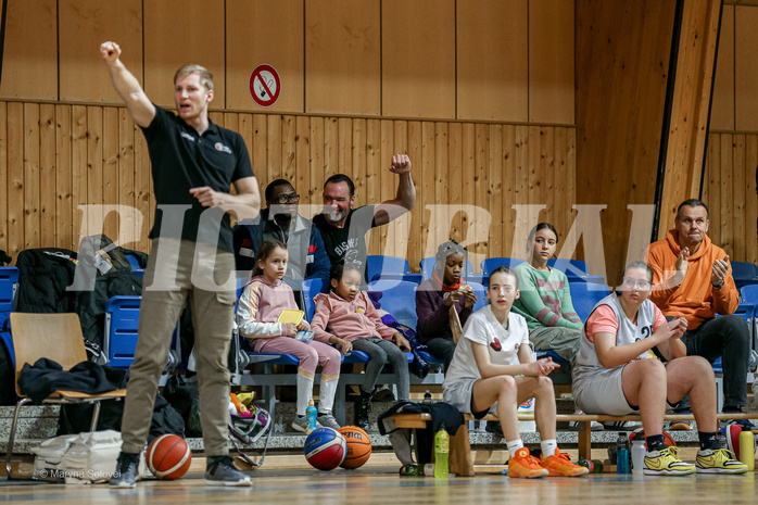 22.02.2025 Österreichischer Basketballverband 2024/25, SLWU14 Basket Flames UNION vs Basket Duchess