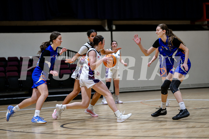 01.03.2025 Österreichischer Basketballverband 2024/25, SLWU19 Vienna United vs. DBB Basketgirls Wels