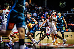 Basketball, Win2Day Superliga 2023/24, Grunddurchgang 8.Runde, BC Vienna, Vienna Timberwolves, Jakob Konzet (5)