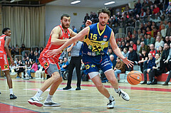 Basketball, Superliga 2024/25, Grunddurchgang 14.Runde, Flyers Wels vs. UBSC Graz,
