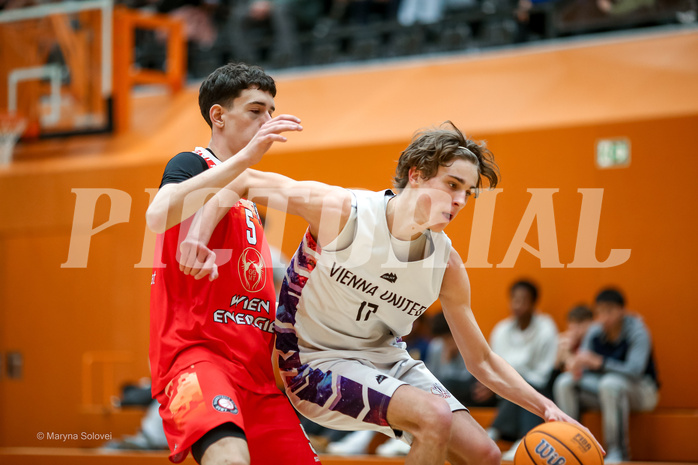 11.01.2025 Österreichischer Basketballverband 2024/25, SLMU19, Vienna United vs BC Vienna