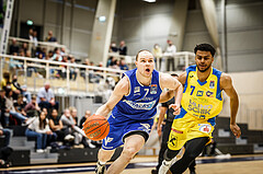 Basketball, bet-at-home Basketball Superliga 2021/22, Platzierungsrunde 9.Runde, SKN St. Pölten Basketball, Oberwart Gunners, Sebastian Käferle (7)