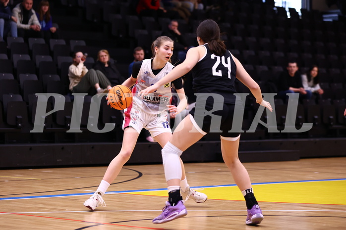 13.01.2024, Graz, Raiffeisen Sportpark, Basketball Damen Superliga 2023/24, Grunddurchgang 9.Runde, UBSC-DBBC Graz - Basket Flames Women ,  