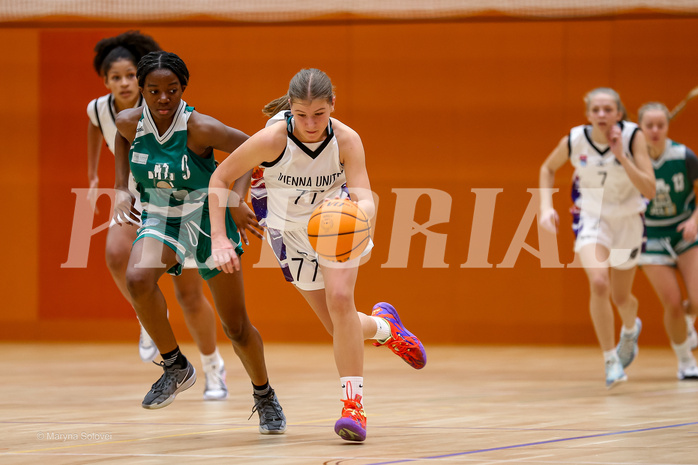 26.01.2025 Österreichischer Basketballverband 2024/25, SLWU19, Vienna United vs. UBI Graz