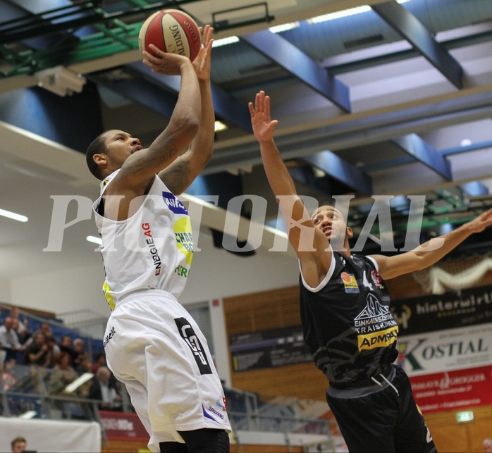Basketball ABL 2015/16 Grunddurchgang 5.Runde Gmunden Swans vs. Traiskirchen Lions