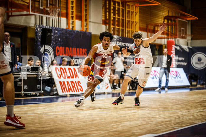 Basketball, win2day Basketball Superliga 2022/23, Grunddurchgang 3. Runde, BBC Nord Dragonz, Traiskirchen Lions, Evan Taylor (10)