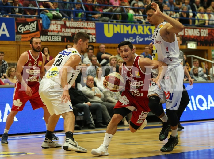 Basketball ABL 2016/17 Grunddurchgang 4.Runde Gmunden Swans vs. BC Vienna