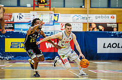 Basketball, Basketball Austria CUP 2023/24, Finale, Traiskirchen Lions, Flyers Wels, Edgars Lasenbergs (25)