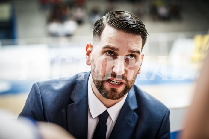 Basketball, ABL 2018/19, Grunddurchgang 35.Runde, Oberwart Gunners, Gmunden Swans, Horst Leitner (Coach)