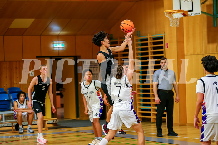 01.12.2024 Österreichischer Basketballverband 2024/25, SLMU16, Post SV Wien vs. Swarco Raiders