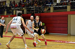 Basketball Superliga 2020/21, Grunddurchgang 11.Runde Flyers Wels vs. Kapfenberg Bulls, Alexander James Herrera (44), Thomas Schreiner (5), Jan Raszdevsek (4),

