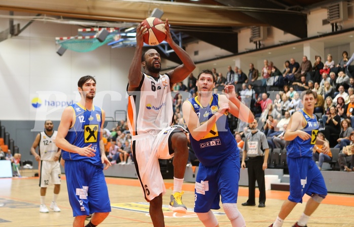 Basketball ABL 2015/16 Grunddurchgang 4.Runde BK Dukes Klosterneuburg vs. UBSC Graz


