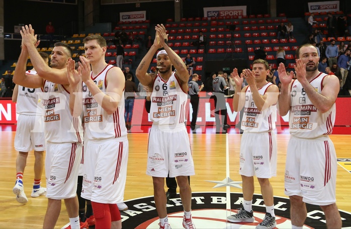 Basketball ABL 2016/17, Grunddurchgang 34.Runde BC Vienna vs. Oberwart Gunners