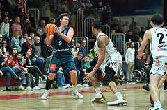 Basketball, Superliga 2023/24, Grunddurchgang 22. Runde, Flyers Wels vs. Vienna Timberwolves,
