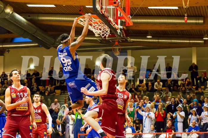 Basketball ABL 2015/16 Grunddurchgang 23.Runde Traiskirchen Lions vs. Oberwart Gunners