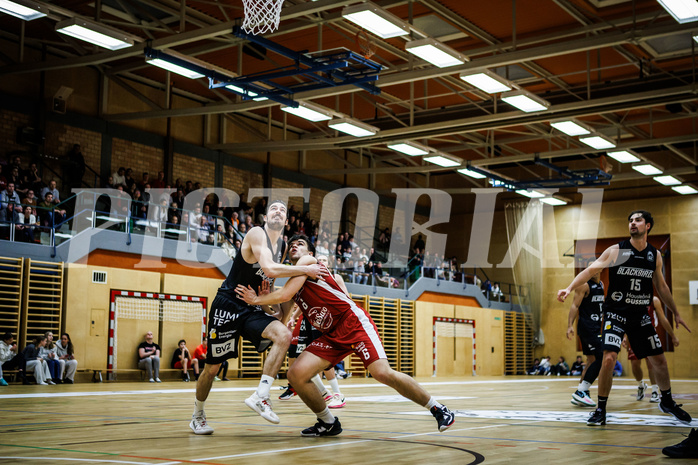 Basketball, Basketball Zweite Liga 2023/24, Grunddurchgang 13.Runde, Mistelbach Mustangs, Güssing Blackbirds, Lukas Schrittwieser (6)