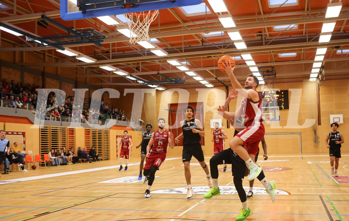 Basketball Zweite Liga 2023/24, Grunddurchgang 19.Runde Mistelbach Mustangs vs. Basket Flames
