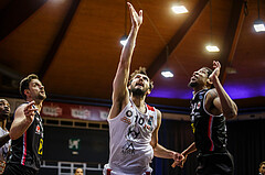 Basketball, bet-at-home Basketball Superliga 2020/21, Grunddurchgang 17.Runde, BC Vienna, Flyers Wels, Anton Shoutvin (10)