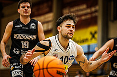Basketball, Basketball Zweite Liga 2023/24, Grunddurchgang 18.Runde, Mattersburg Rocks, Güssing Blackbirds, Julian Alper (10)
