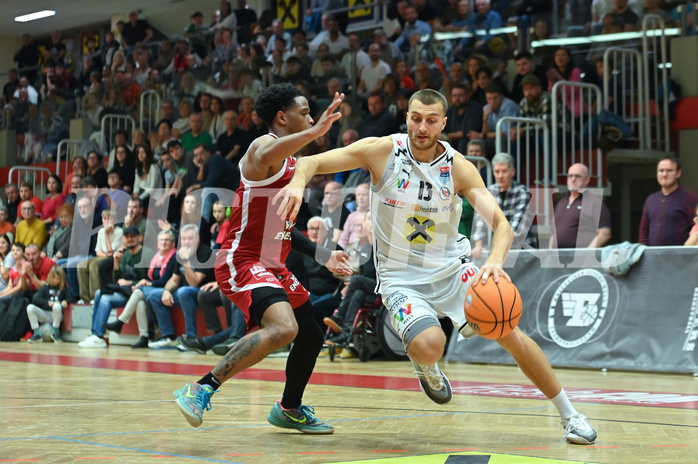 Basketball, Superliga 2024/25, Grunddurchgang 5.Runde, Flyers Wels vs. BC Vienna,