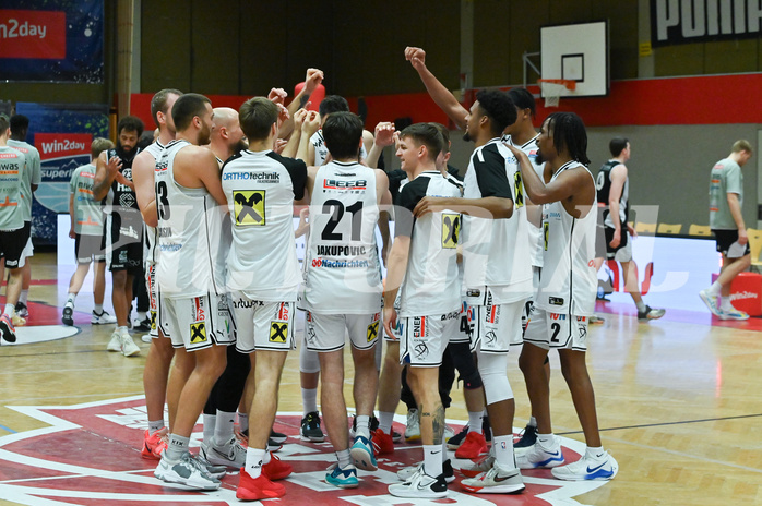 Basketball Superliga 2023/24, Grunddurchgang 10. Runde Flyers Wels, Kapfenberg,

