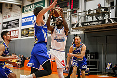 Basketball, Basketball Austria Cup 2020/21, Finale, Oberwart Gunners, Gmunden Swans, Quincy Diggs (13)