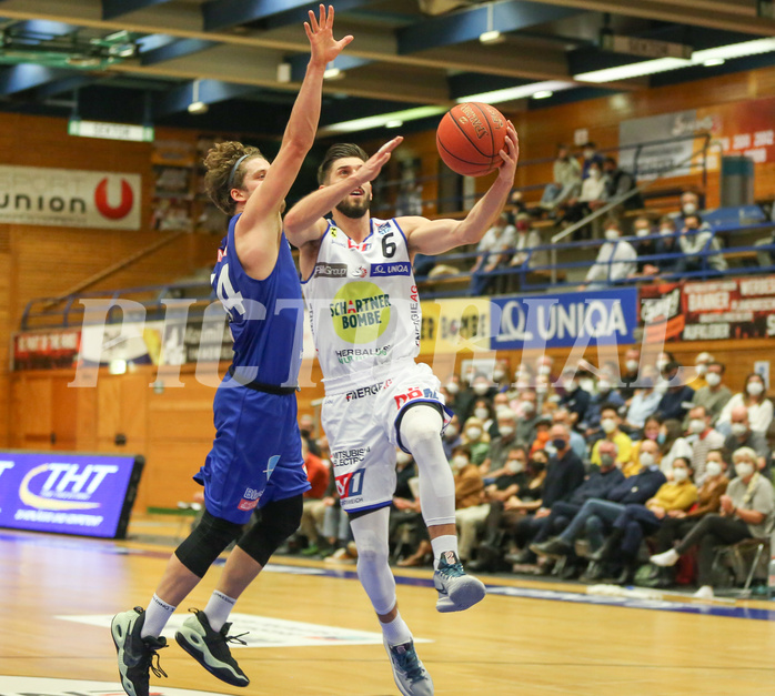 Basketball Superliga 2021/22, Grunddurchgang 11.Runde Gmunden Swans vs. D.C. Timberwolves



