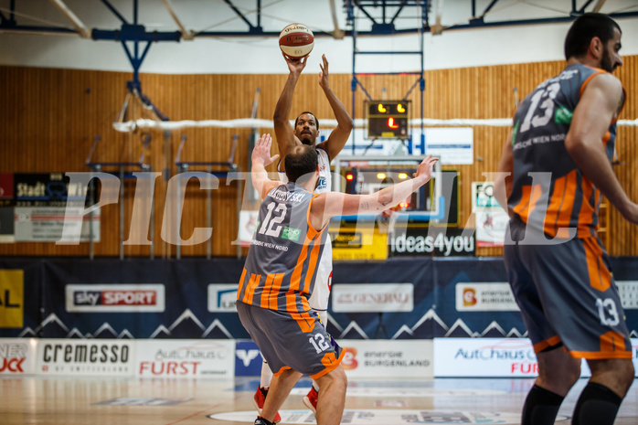 Basketball, Admiral Basketball Superliga 2019/20, Grunddurchgang 16.Runde, Oberwart Gunners, Klosterneuburg Dukes, Orion Outerbridge (8)