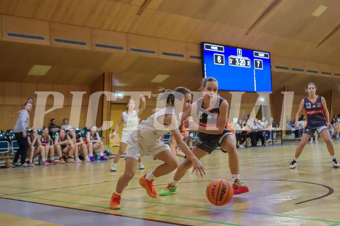 20.10.2024 Österreichischer Basketballverband 2024/25, SLWU16, Basket Flames UNION vs. Basket Duchess


