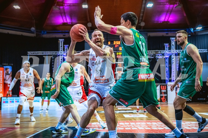 Basketball Basketball Superliga 2021/22, 1. Platzierungsrunde BC GGMT Vienna vs. Kapfenberg Bulls