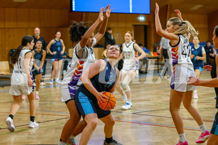 01.12.2024 Österreichischer Basketballverband 2024/25, SLWU19, Vienna United vs. Vienna Timberwolves
