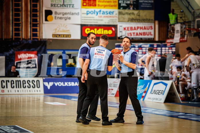 Basketball, Basketball Austria Cup 2022/23, Halbfinale 1, Oberwart Gunners, Gmunden Swans, #referees