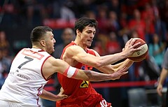 Basketball ABL 2016/17, Playoff VF Spiel 1 BC Vienna vs. WBC Wels



